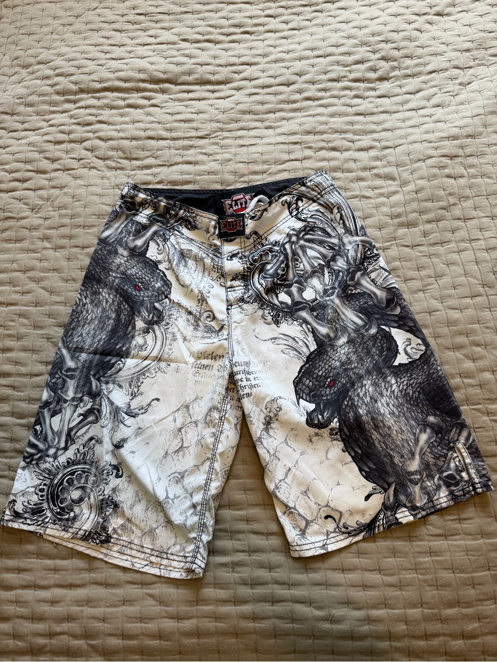 Y2K MMA Elite Training Board Shorts Size Small